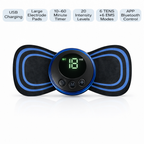 Draadloze nekmassager met warmte - Oplaadbare draadloze ontspanning