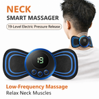 Draadloze nekmassager met warmte - Oplaadbare draadloze ontspanning