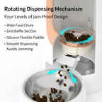 Slimme Automatische Voerautomaat voor Huisdieren - WiFi App-bediening voor Katten & Honden