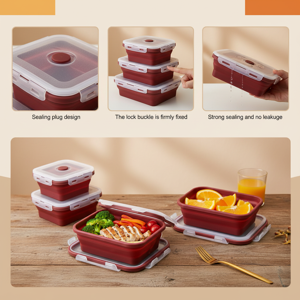 Burgundy Container Features