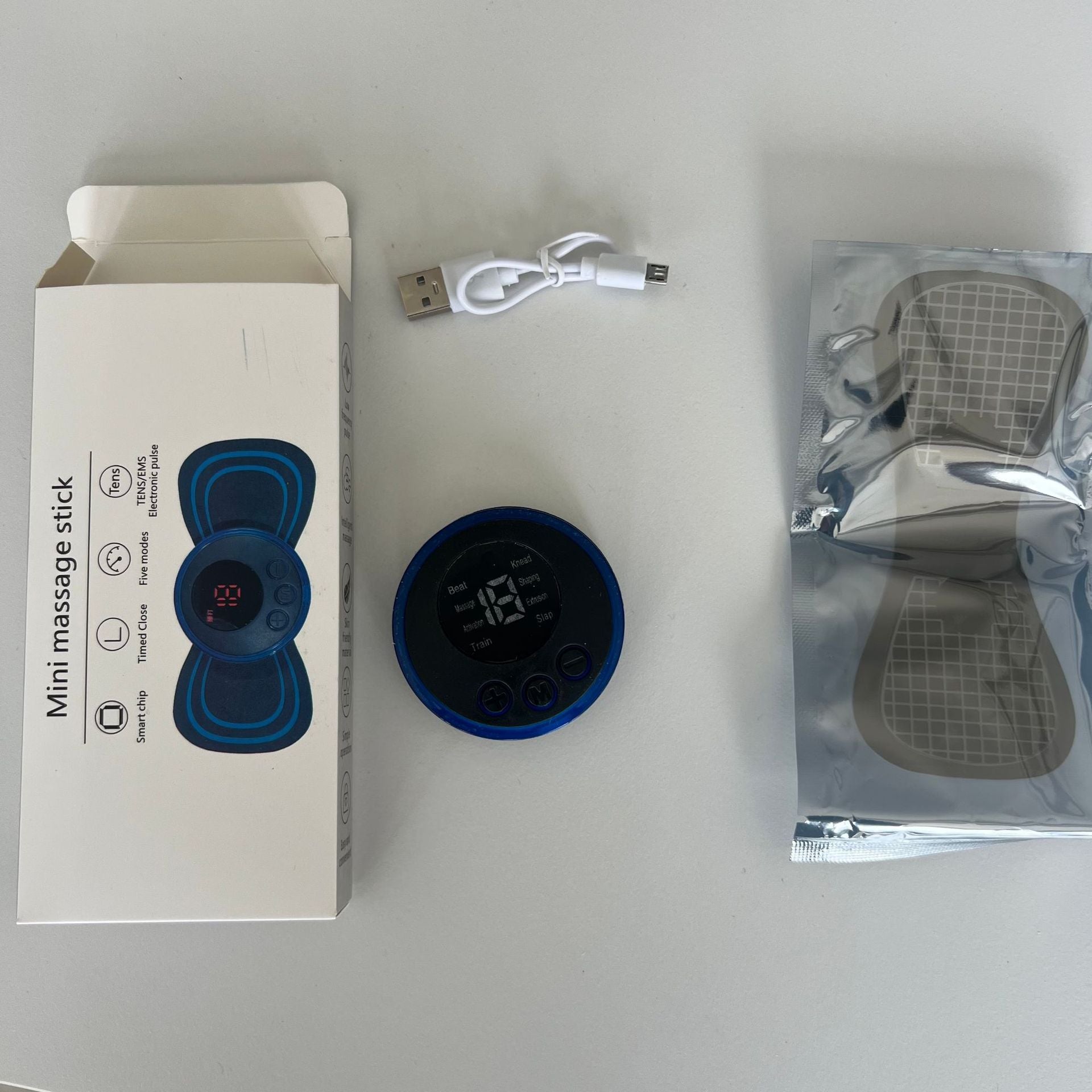 Draadloze nekmassager met warmte - Oplaadbare draadloze ontspanning